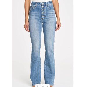 NWT Women's Pistola Dana High Rise Classic Flare Jeans (Size 28)